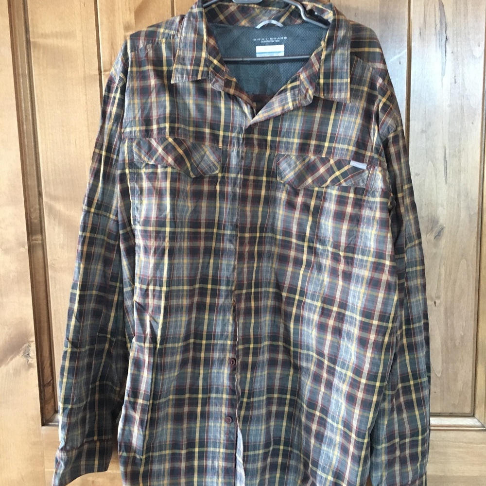 Men's Columbia Omni-Shade Button Down